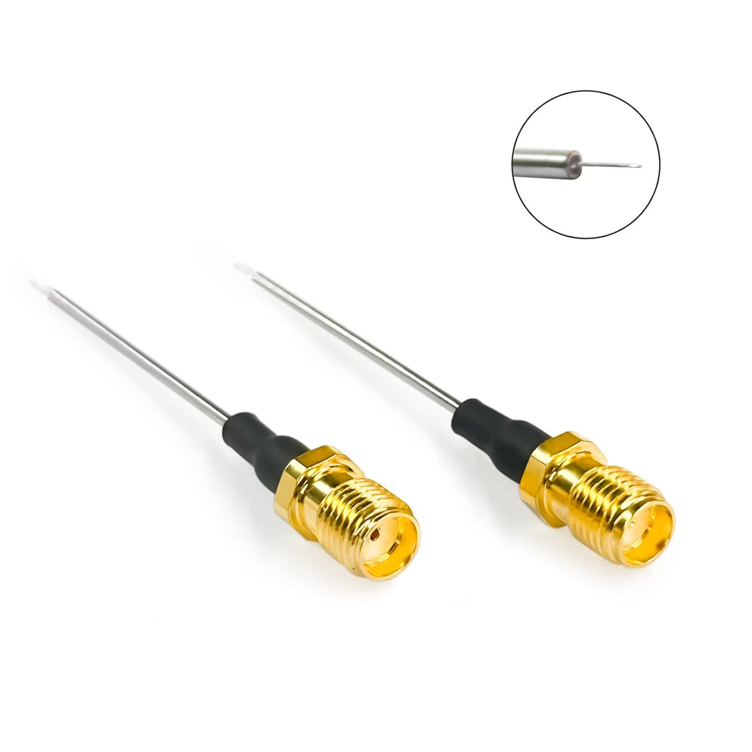 TOJOIN 2 Stück SMA Buchse auf PCB Lötkoaxialkabel 047 halbstarres Lötdraht Pigtail Kabel DC-12.5 GHz