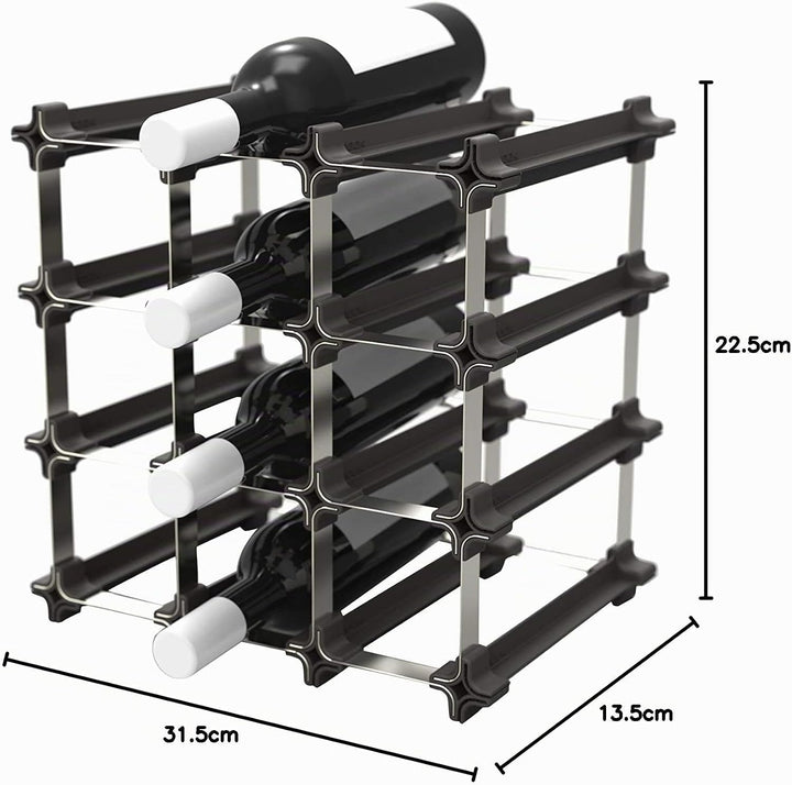 9er Small Kit - modulares Regalsystem für Weinflaschen - praktisches Flaschenregal flexibel erweiter