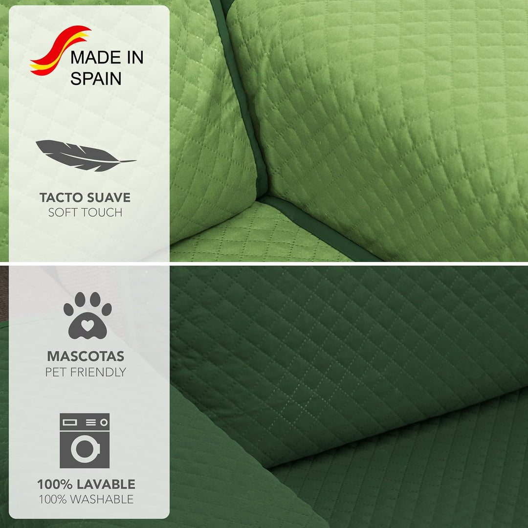 Martina Home Gesteppter Sofabezug, 3 Plazas 150 cm ancho