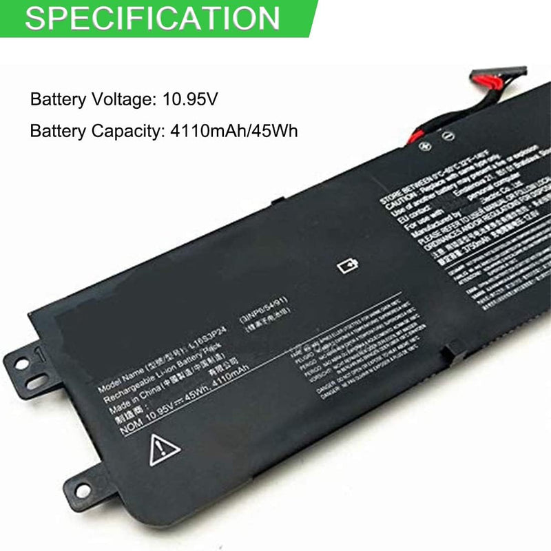 XITAIAN 10.95V 45Wh 4110mAh L16M3P24 3ICP6/54/91 Ersatz Laptop Akku für Lenovo Ideapad Savior R720 X