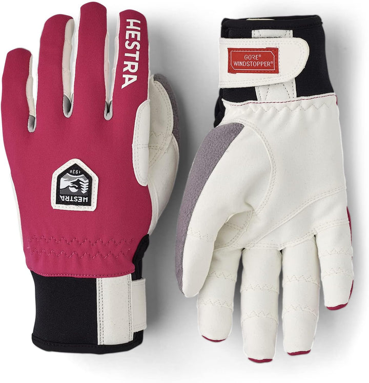 Hestra Ergo Grip Windstopper Race 5-Finger Handschuh Fuchsia 6, Fuchsia 6