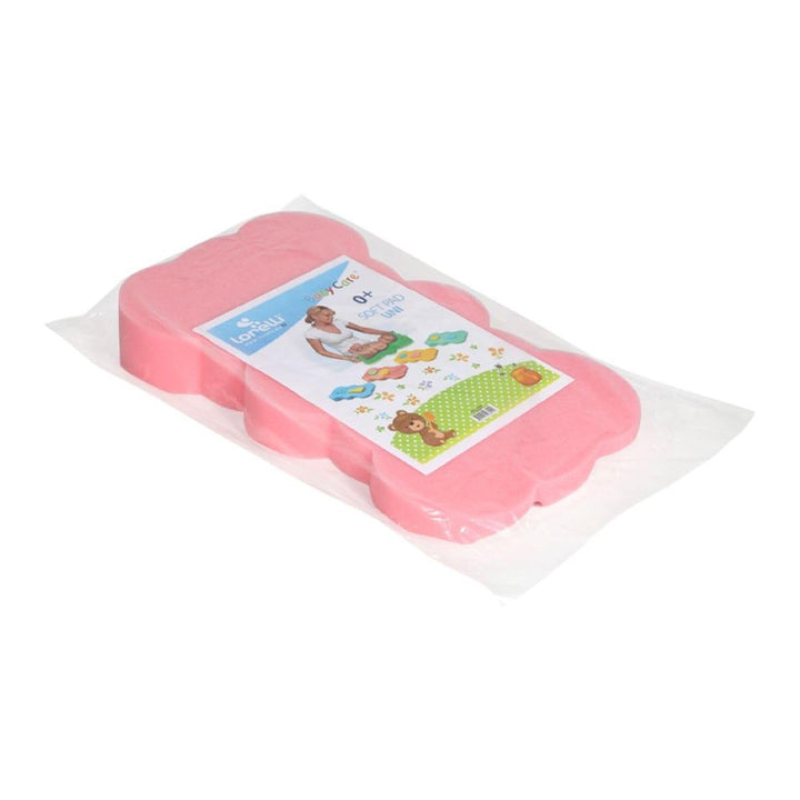 Lorelli Baby Badewanneneinlage, weich, 2 Schwämme, mit verschiedenen Motiven gelb, gelb