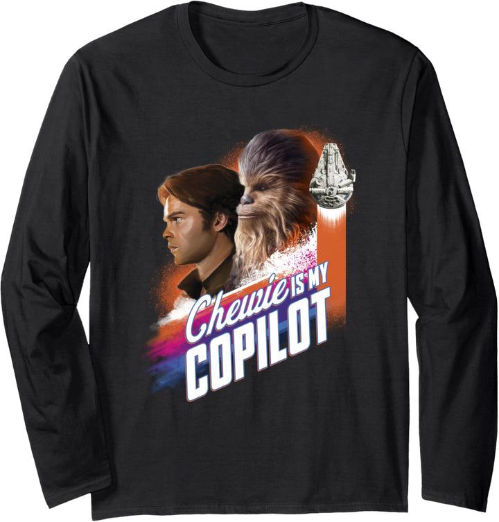 Star Wars Han Solo Movie Copilot Color Pop Langarmshirt