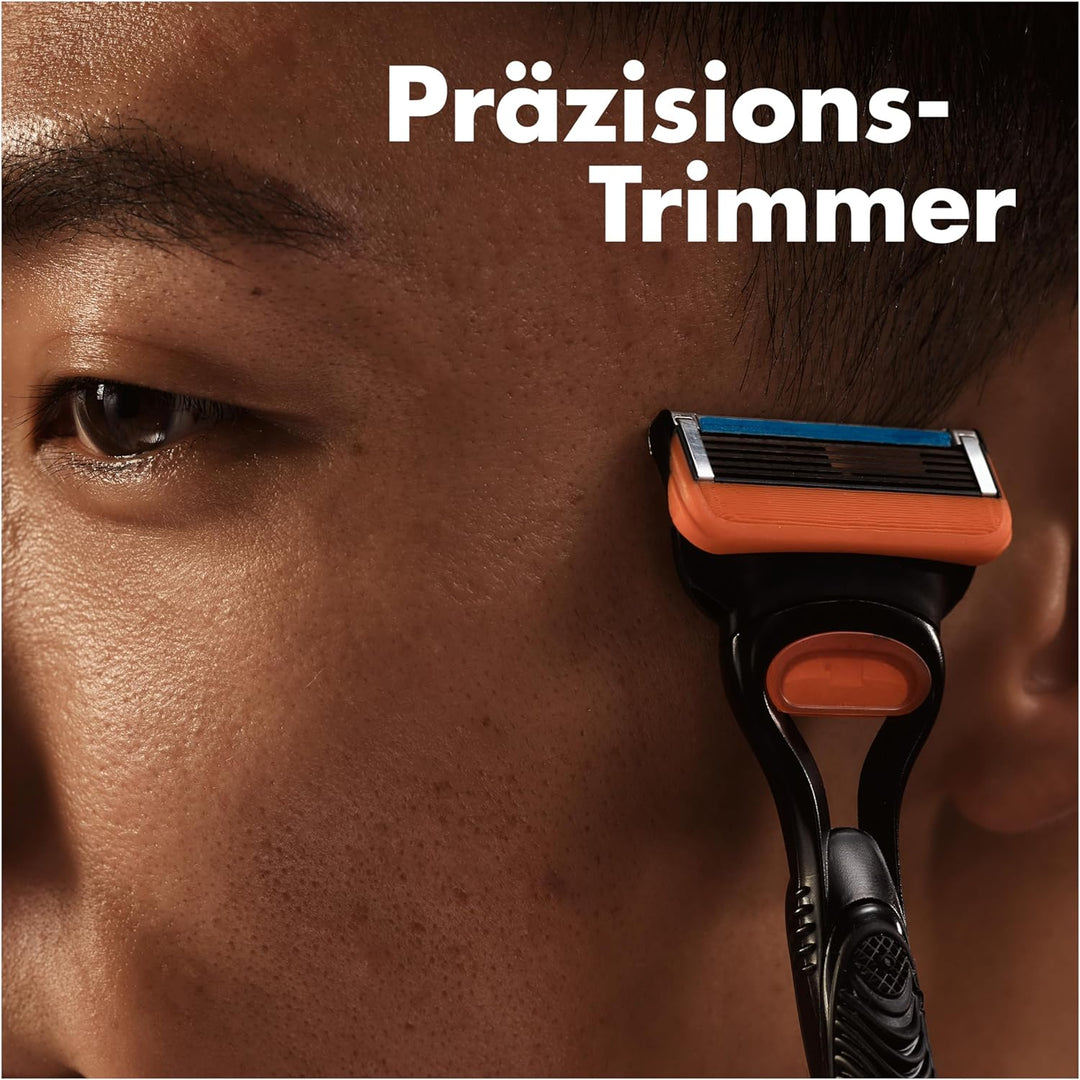 Gillette Fusion 5 Rasierklingen, 8 Ersatzklingen für Nassrasierer Herren mit 5-fach Klinge