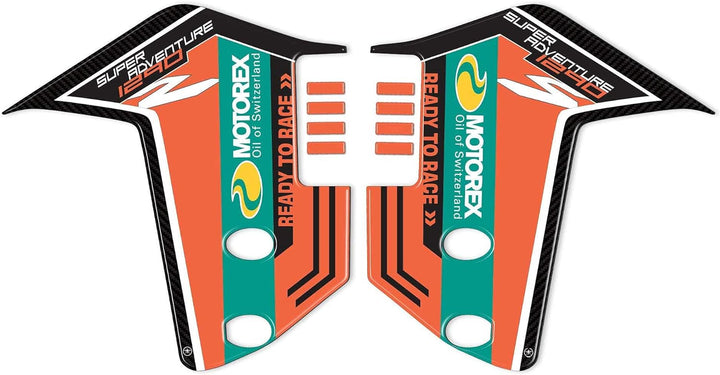 labelbike - 3D Aufkleber für Motorrad-Slider Protectors kompatibel mit KTM 1290 Super Adventure S 20