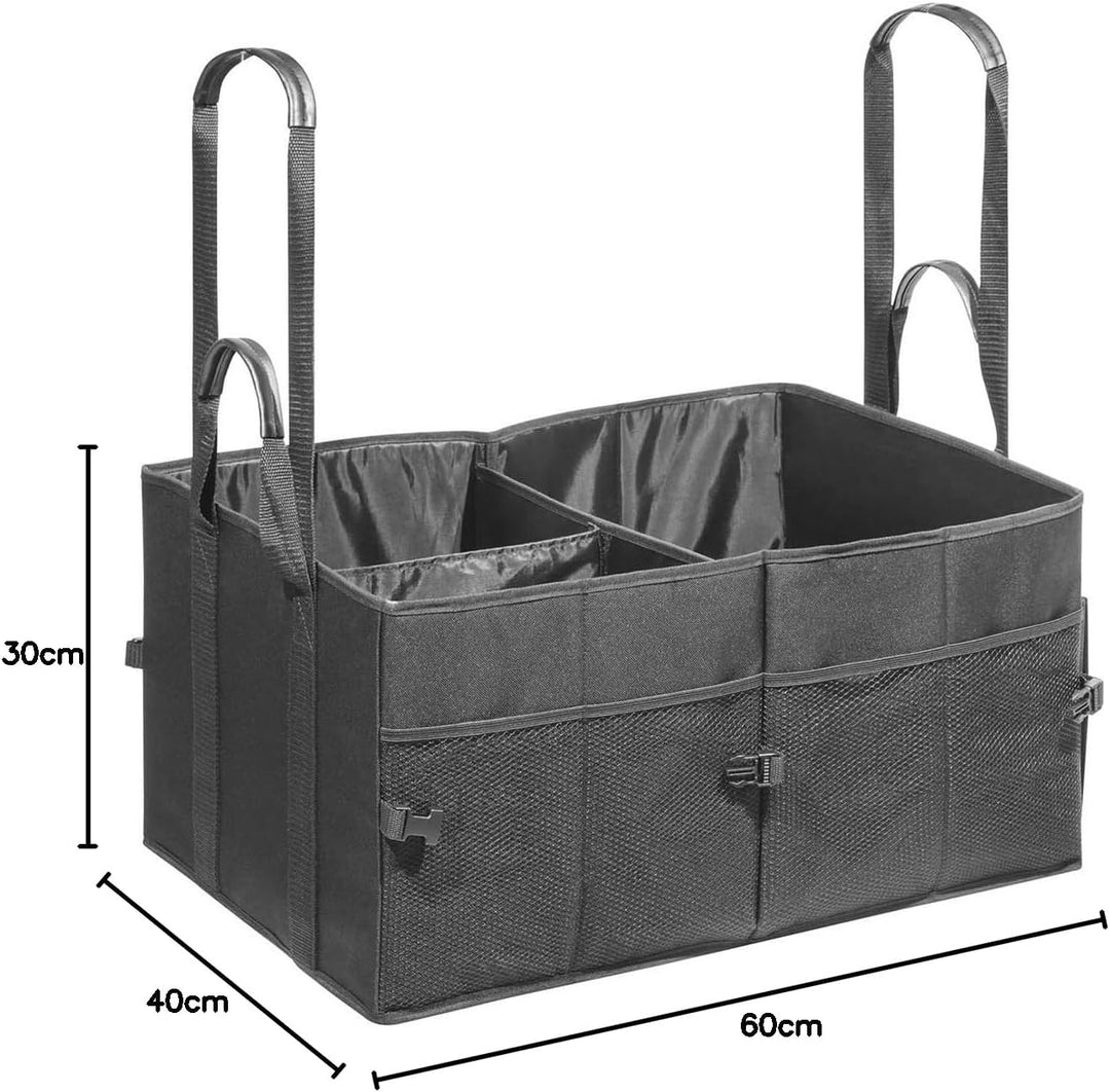 WEDO BigBox Shopper XL – robuste Kofferraumtasche 72 L, faltbar, 100 kg Traglast, Polyester, mit Inn
