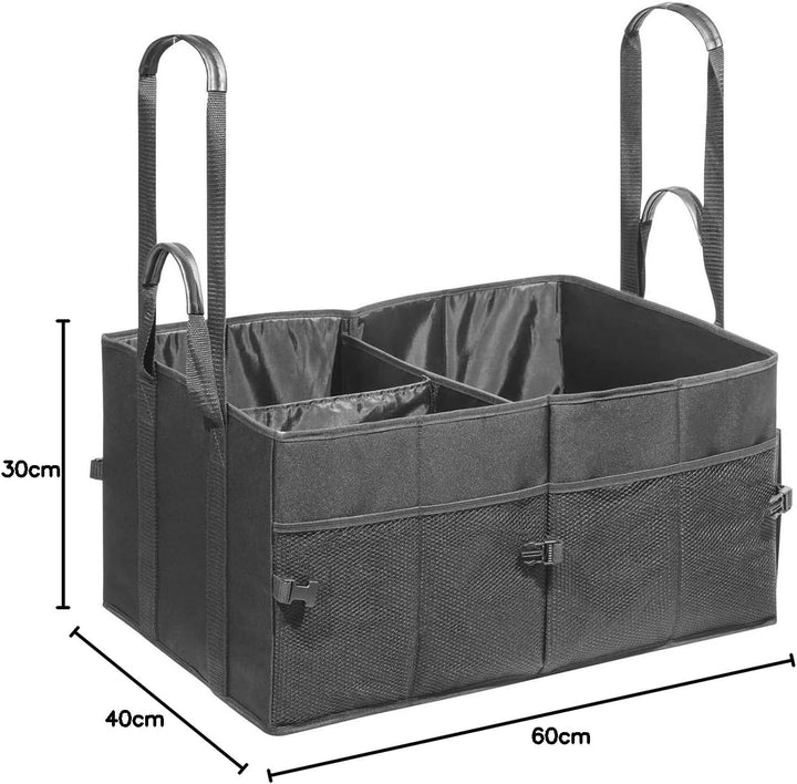 WEDO BigBox Shopper XL – robuste Kofferraumtasche 72 L, faltbar, 100 kg Traglast, Polyester, mit Inn