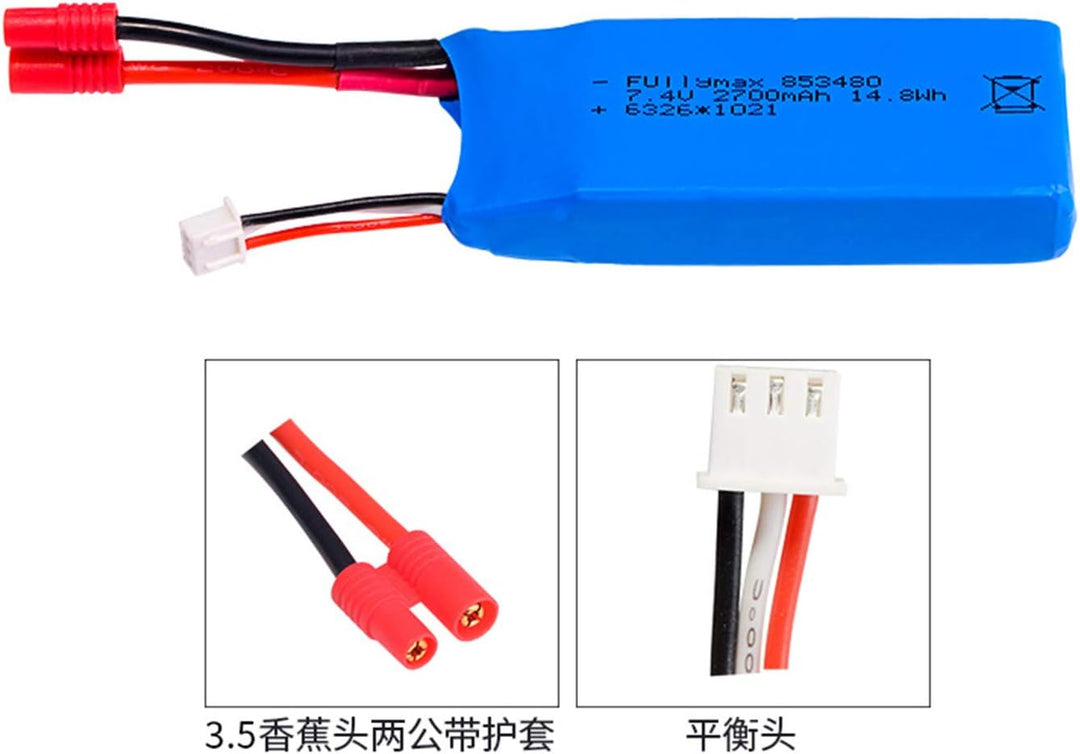 853480 Remplacement de la Batterie Li-polymère Pour Syma X8C X8W X8G RC Drone Spare Parts 12428 1242