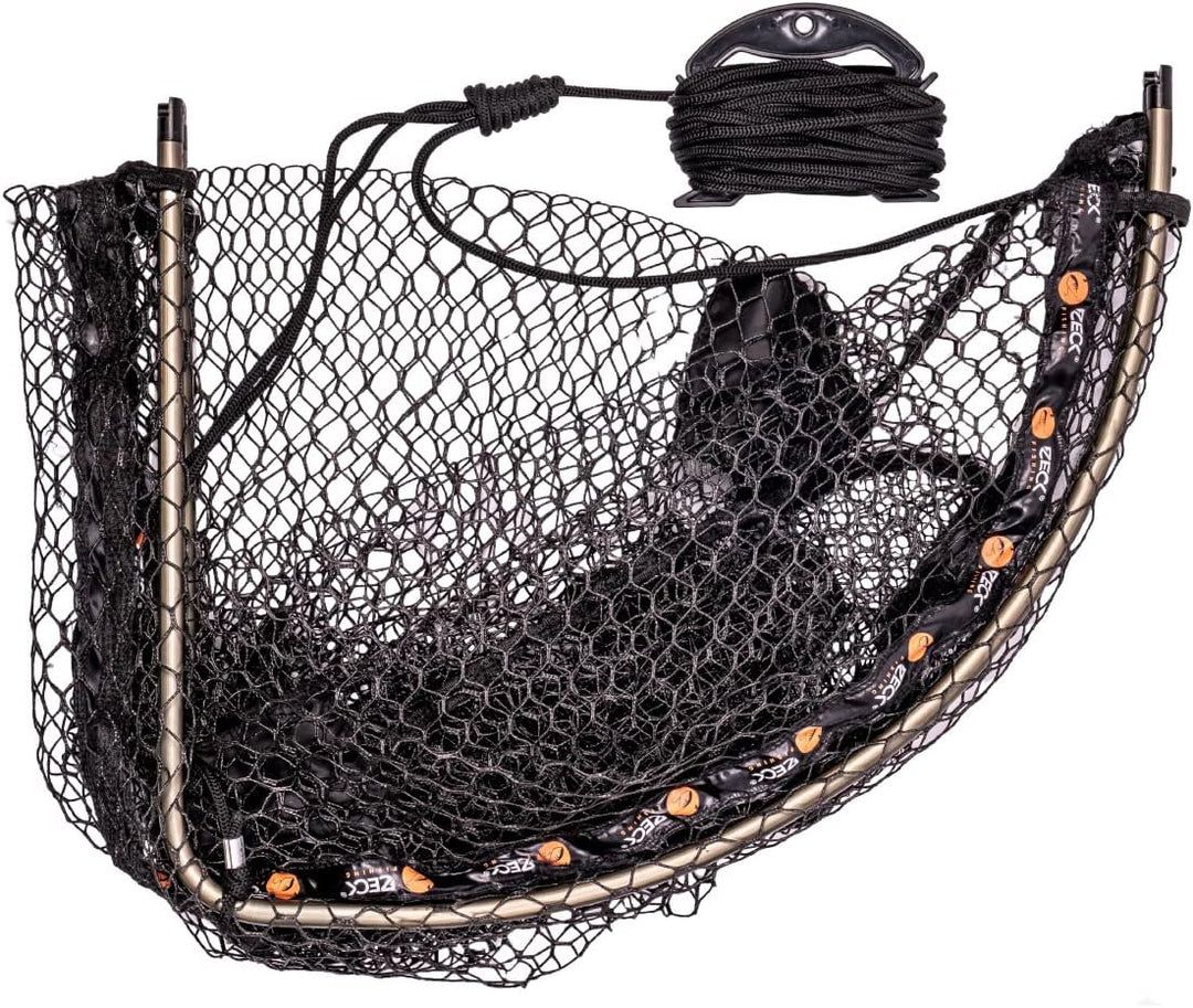 ZECK Predator Roping Wall Net 80x50x80cm- Spundwandkescher für Raubfische, Raubfischkescher für Häfe