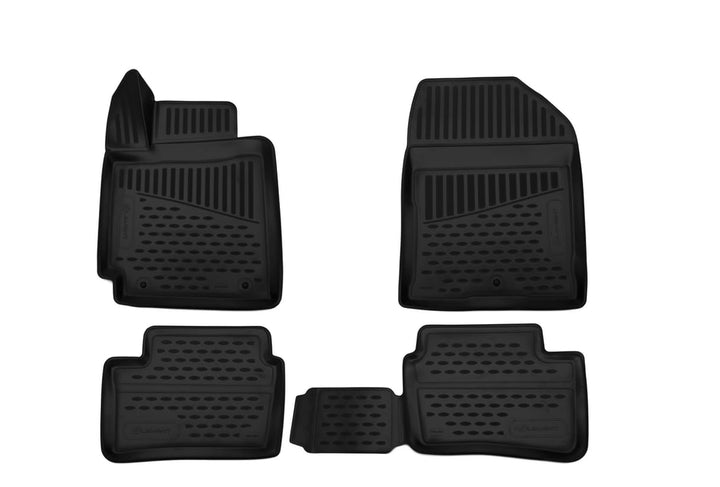 Element Passgenaue Premium 3D Gummimatten Fussmatten passend für KIA Picanto, Mk 3 III, 2017-2024, S