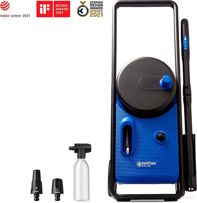Nilfisk Core 140 bar Hochdruckreiniger mit handgesteuerter Power Control-Leistungsregelung für Haus,