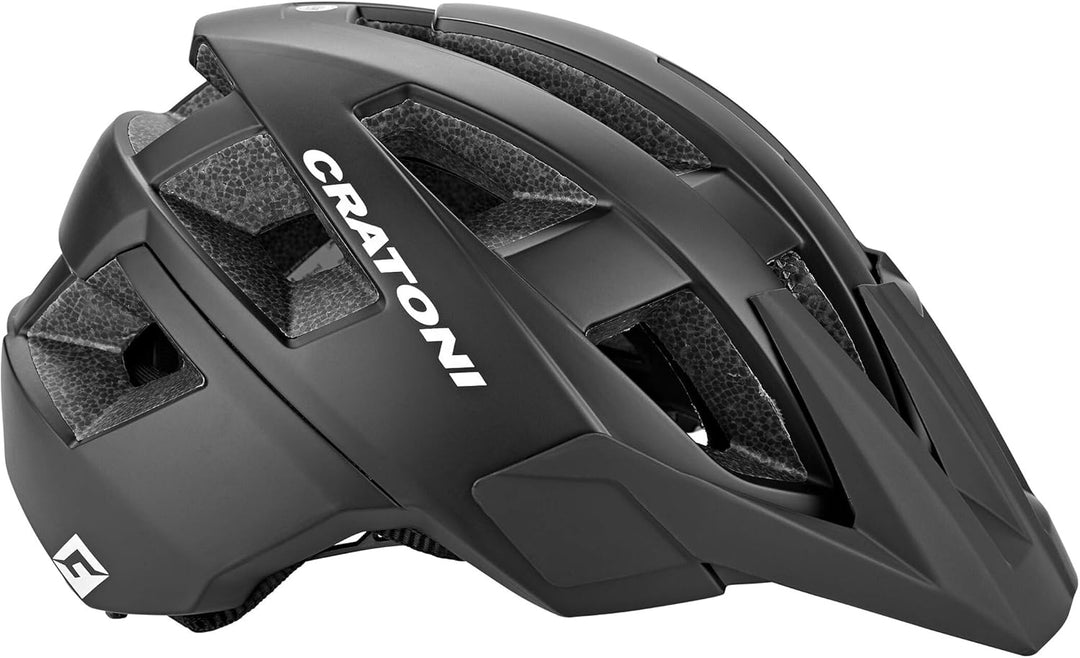 Cratoni Fahrradhelm AllSet S/M Black Matt, S/M Black Matt