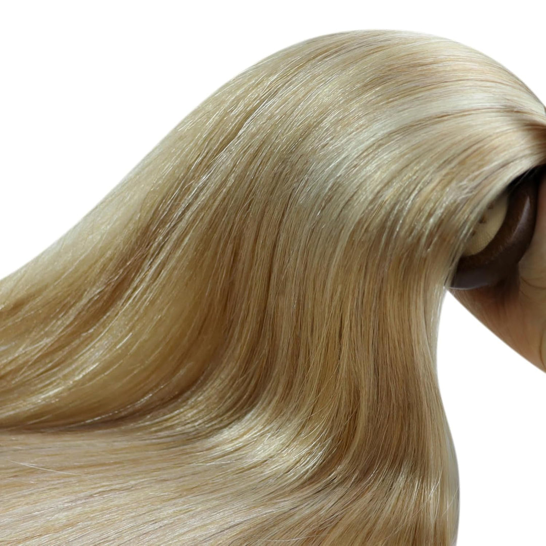 YoungSee Microring Extensions Echthaar Blond Micro Loop Extensions Echthaar 35cm Microring Extension