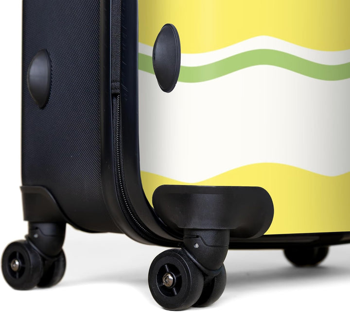 NoBoringSuitcases.com® Koffer XL Gross 77x51.5x28 cm Hartschale Reisekoffer 4 Rollen Leicht Koffer T