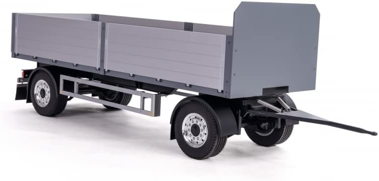 Carson 500907624 1:14 2-Achs Baustoff-Anhänger - RC, Zubehör für Tamiya Trucks, Ersatzteile, Tuningt