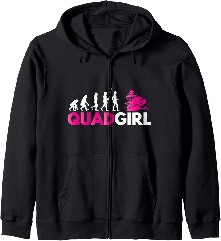 Quadgirl, Lustiger Spruch Quad-Bike, Kinder, Mädchen Kapuzenjacke