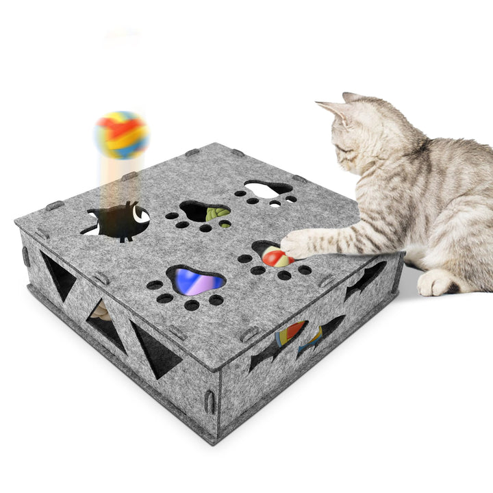 30 * 30 * 10CM Interaktives Katzenspielzeug Filz-Katzenspielzeug，Katzenspielzeug Interaktiv Katzen Z