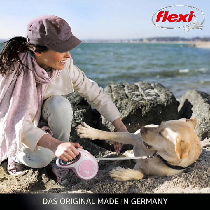 flexi® Comfort S Gurt 5 m hellblau, Roll-Leine für Hunde bis 15 kg hellblau S: 5m (max. 15kg), hellb