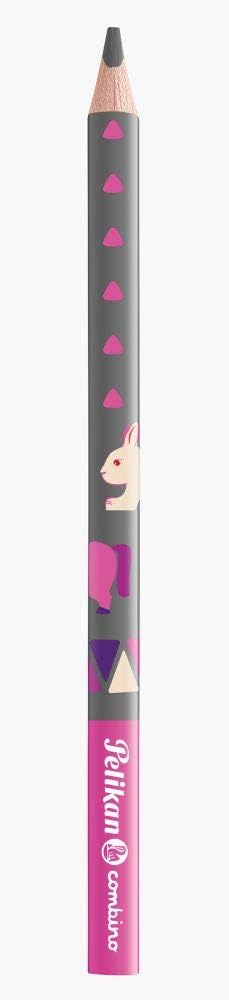 Pelikan 810401 Schreiblernbleistift Combino pink, 12 Stück in Faltschachtel 1 stück (12er Pack) 1 Bl