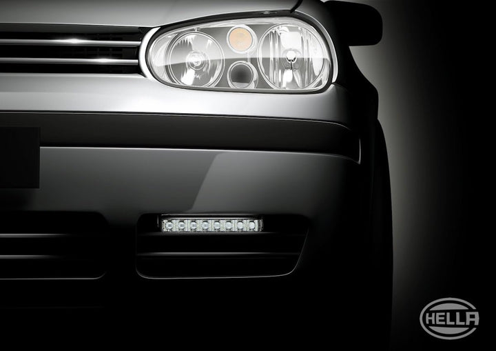 HELLA - LED-Tagfahrleuchtensatz - LEDayLine 15 - 12V - rechteckig - Einbau - Lichtscheibenfarbe: gla