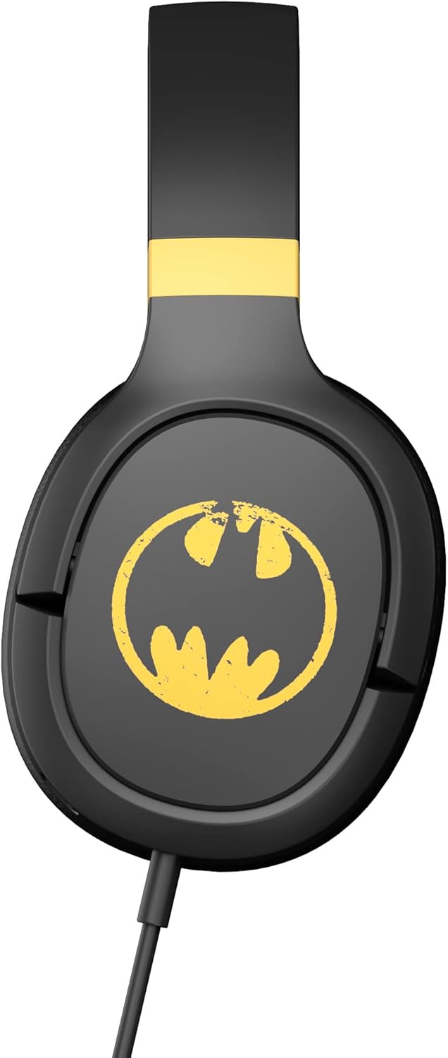 OTL Technologies DC0885 DC Comics Batman Pro G1 Wired Gaming Headphones Black