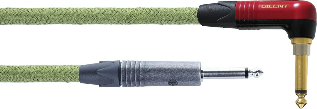 CORDIAL CABLES 6m Gitarrenkabel abgewinkelt silent Hanffasern
