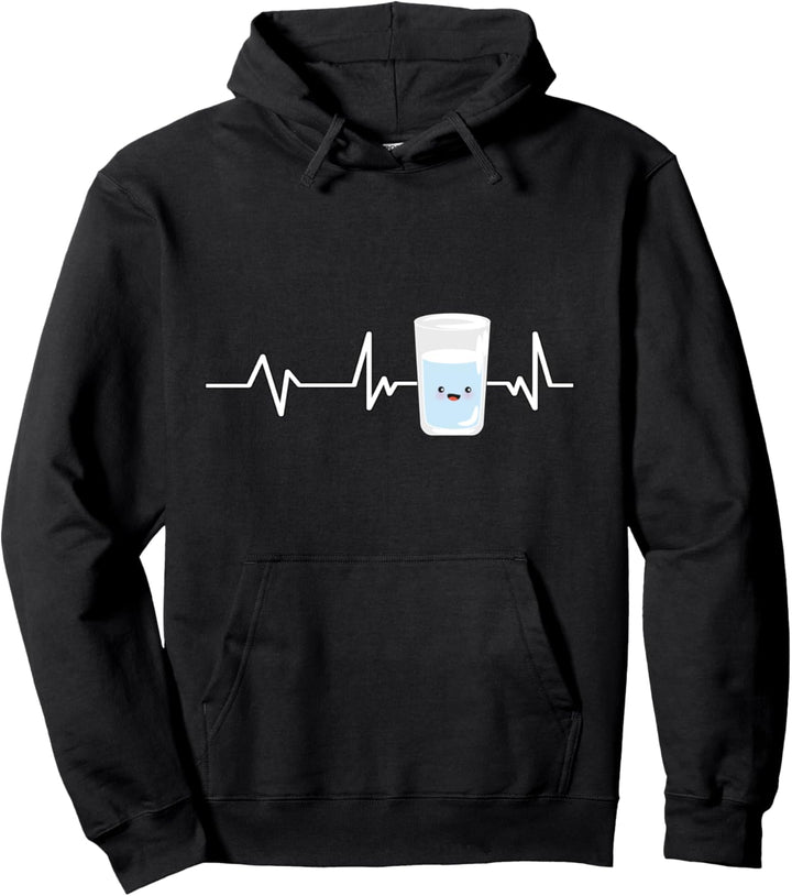 Milch Herzschlag Milch Geschenk Milch Pullover Hoodie