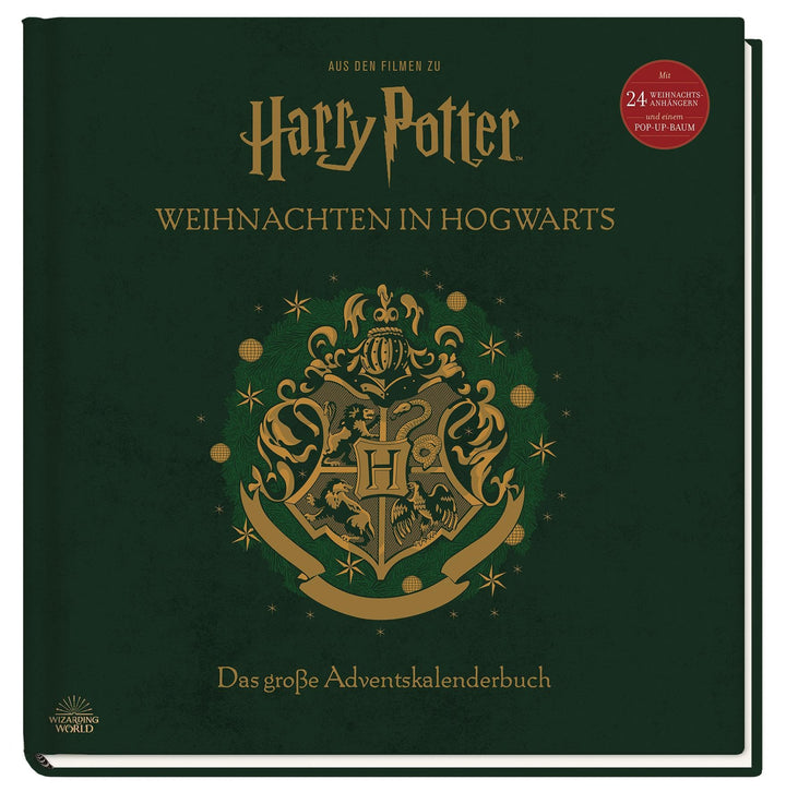 Aus den Filmen zu Harry Potter: Weihnachten in Hogwarts: Das grosse Adventskalenderbuch: Mit 24 Weih