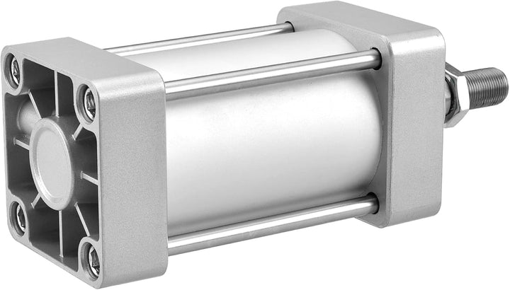 Heschen Pneumatischer Standard-Luftdruckzylinder, SC 80-75, PT3/8'' Anschluss, 80mm Bohrung, 75mm Hu