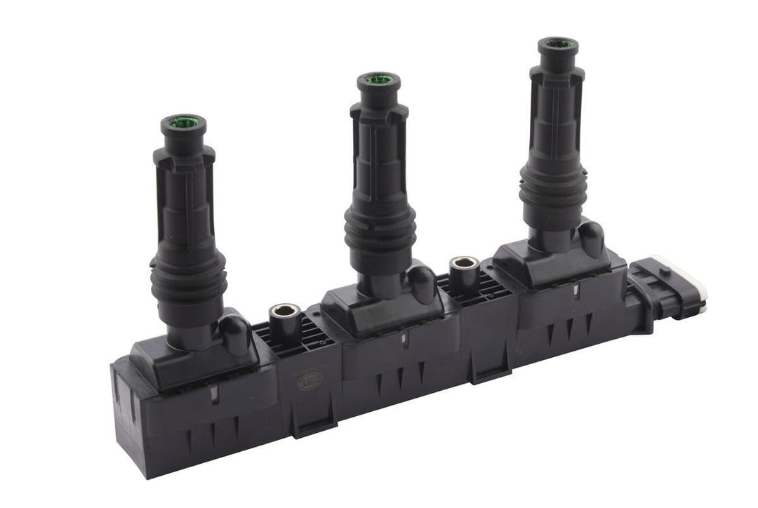 HELLA 5DA 358 000-351 Zündspule - 12V - 5-polig - Blockzündspule - geschraubt