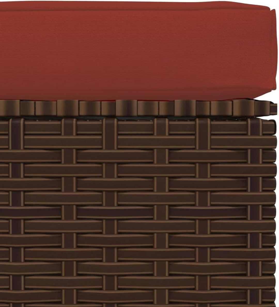 Tidyard Polyrattan Sitzhocker Hocker Rattan Gartenmöbel Fussbank Gartenhocker Gartenstuhl Rattanstuh