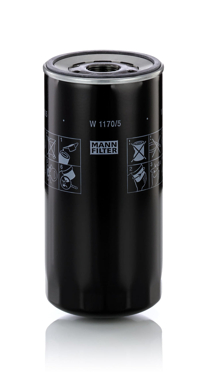 MANN-FILTER W 1170/5 Ölfilter – Für PKW und Nutzfahrzeuge