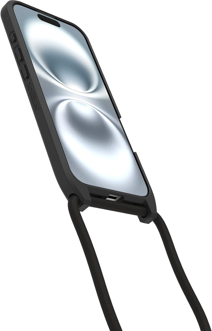 OtterBox React Necklace Hülle mit MagSafe für iPhone 16, Hülle mit Verstellbarer und Abnehmbarer Han