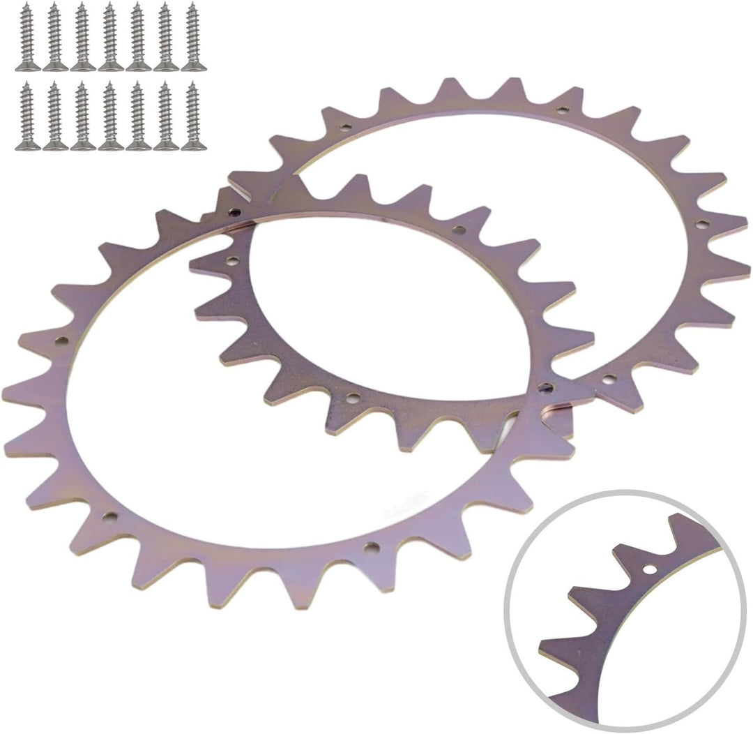 2 Stück Edelstahl-Mäher-Spikes, Roboter-Rasenmäher-Schrauben, Traktionsverbesserung für RMI 422, 225