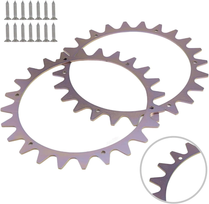 2 Stück Edelstahl-Mäher-Spikes, Roboter-Rasenmäher-Schrauben, Traktionsverbesserung für RMI 422, 225