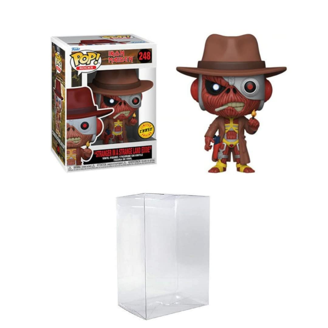 Funko Pop! Stranger in a Strange Land Eddie - Iron Maiden Chase Bundled with a Byrons Attic Pop Prot