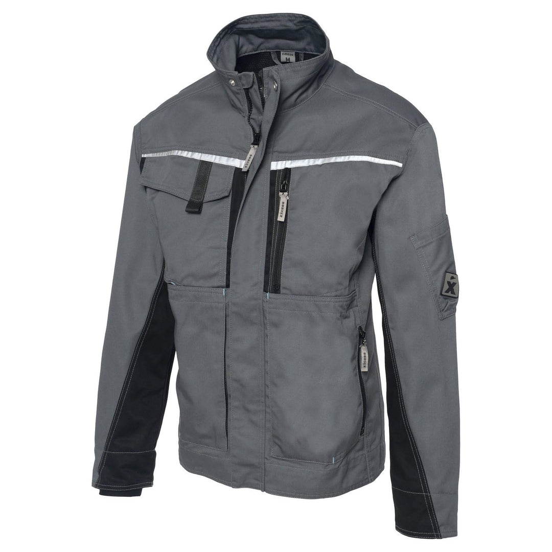 Excess 221-2-41-23/S Arbeitsjacke "Champ", Grösse S, grau / schwarz Mehrfarbig S, Mehrfarbig S