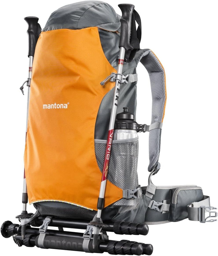 Mantona Kamerarucksack elementsPro 40 - Professioneller Outdoor-Kamerarucksack mit anpassbaren Innen