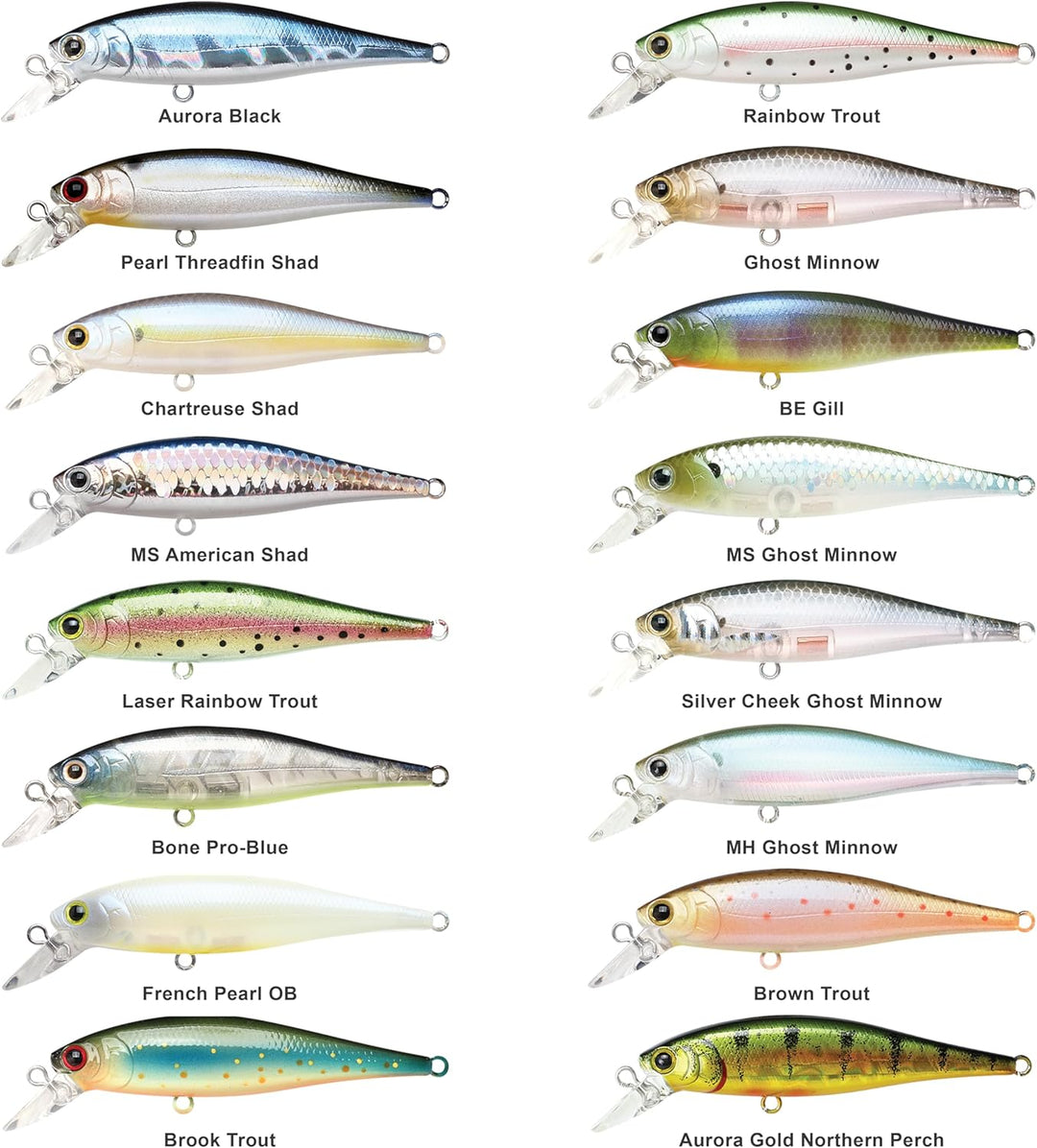 Lucky Craft Angelköder Pointer 65 Jerk Bait Mehrfarbig/Meereswellen (Ocean Tides), Mehrfarbig/Meeres