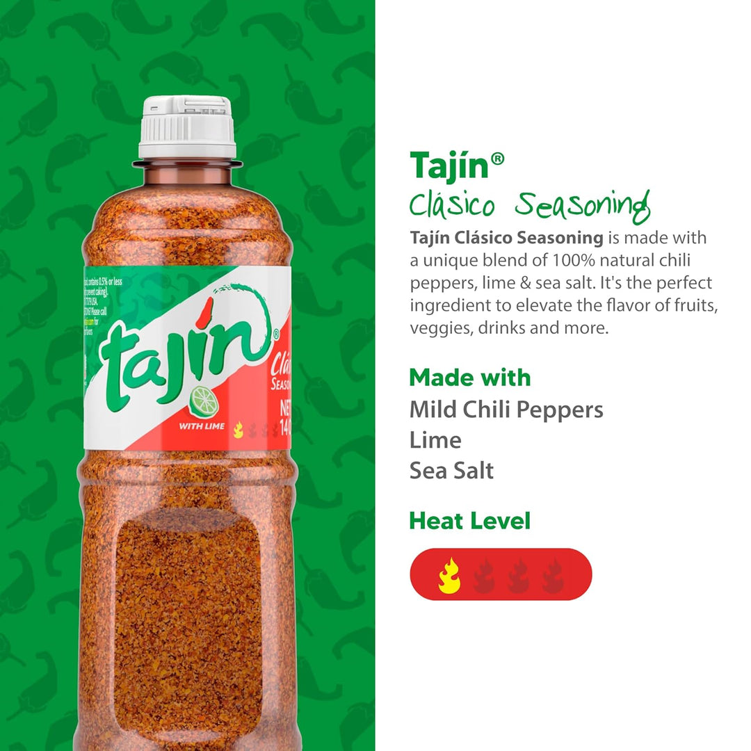 Tajín Clásico Gewürz 440 ml und Tajín Fruchtige Chamoy Sauce 446 ml Bundle (2 Stück)