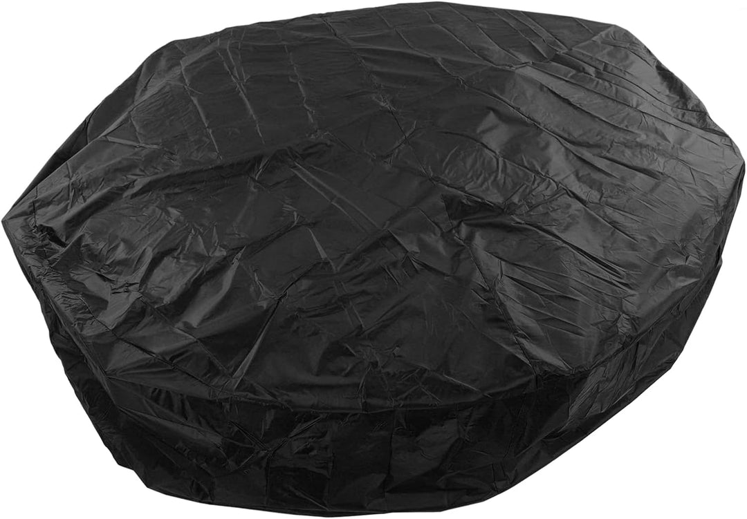 Whirlpool-Abdeckung, faltbare, runde, reissfeste Polyester-Whirlpool-Abdeckung, wetterfest für den H