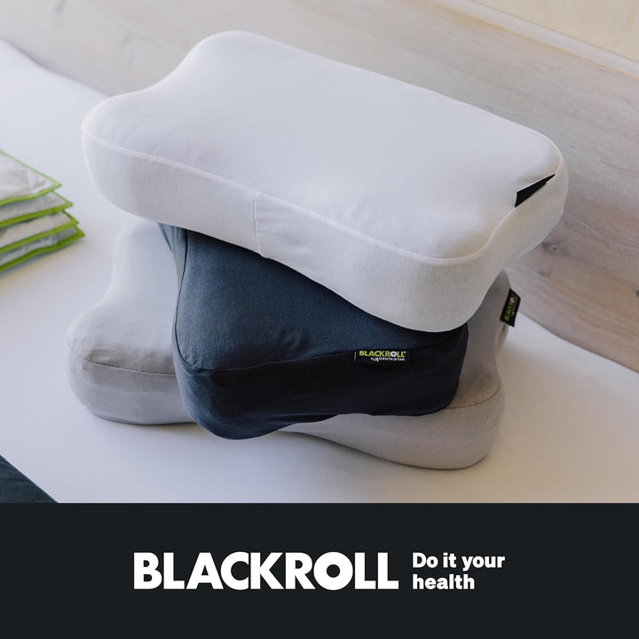 BLACKROLL® Recovery Pillow Set Climate (50 x 30 cm), Kissen mit zusätzlichem Climate-Bezug, ergonomi