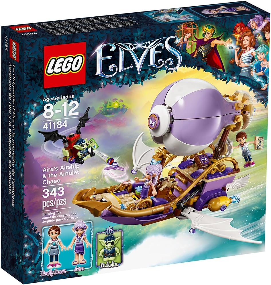 LEGO Elves Aira's Airship & the Amulet Chase 41184 New Toy for March 2017