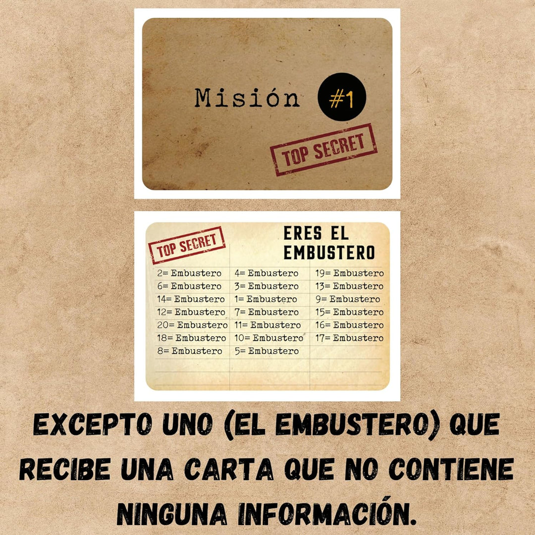 EL Embustero - ¿Conseguirás desenmascararlo? ¡Faroles, creatividad, juegos de palabras y sospechas!
