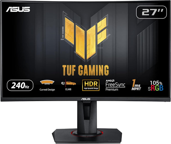 ASUS TUF Gaming VG27VQM - 27 Zoll Full HD Curved Monitor - 240 Hz, 1ms MPRT, FreeSync Premium - VA P