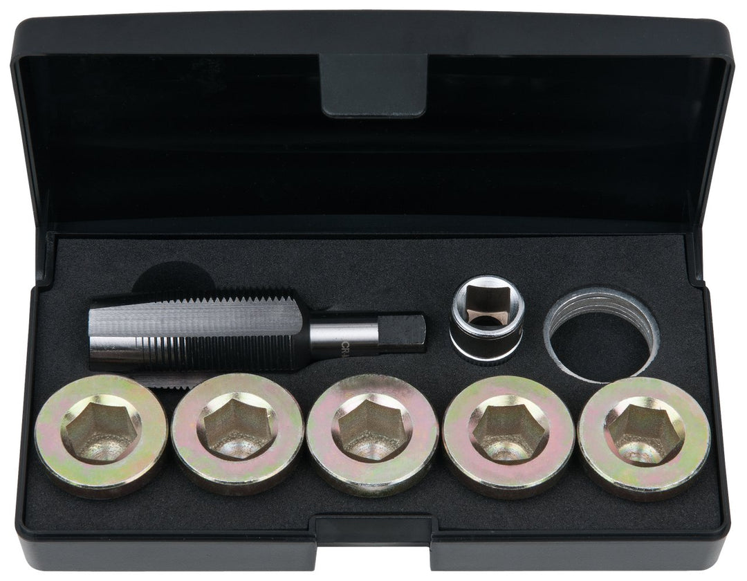 KS Tools 150.4950 Ölablassschrauben-Gewindereparatur-Satz, 12-tlg. M24 x 1,5
