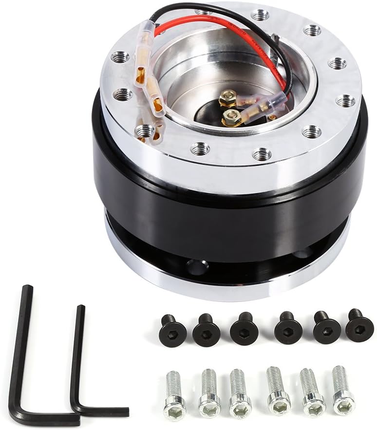 Lenkradnabenadapter, Universal 6-Loch-Schraubenkugel-Lenkrad-Schnellverschluss-Nabenadapter-Abbruchs