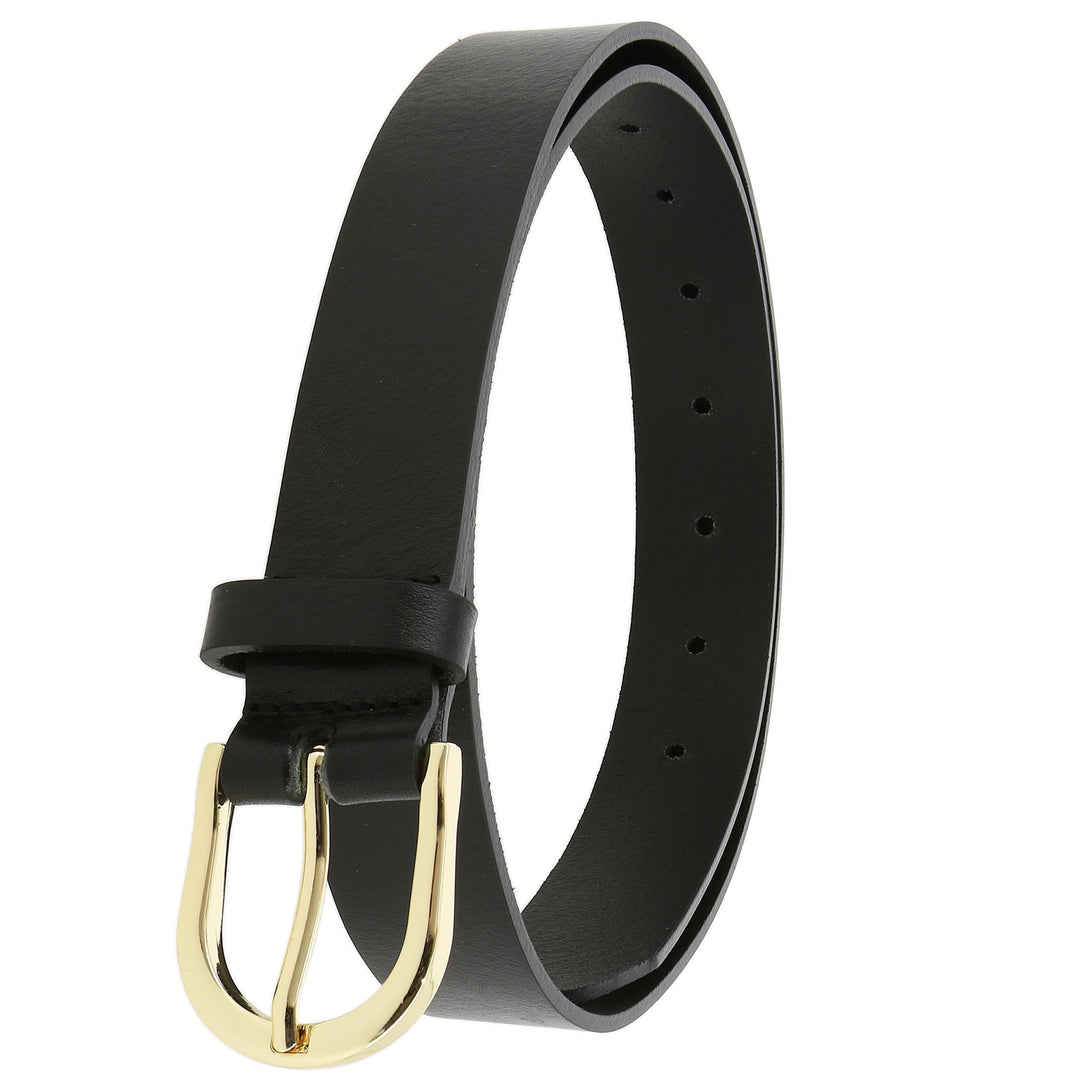 FASHIONGEN - Damengürtel aus pflanzlich gegerbtem Vollnarbenleder, 3 cm breiter ledergürtel, Damengü