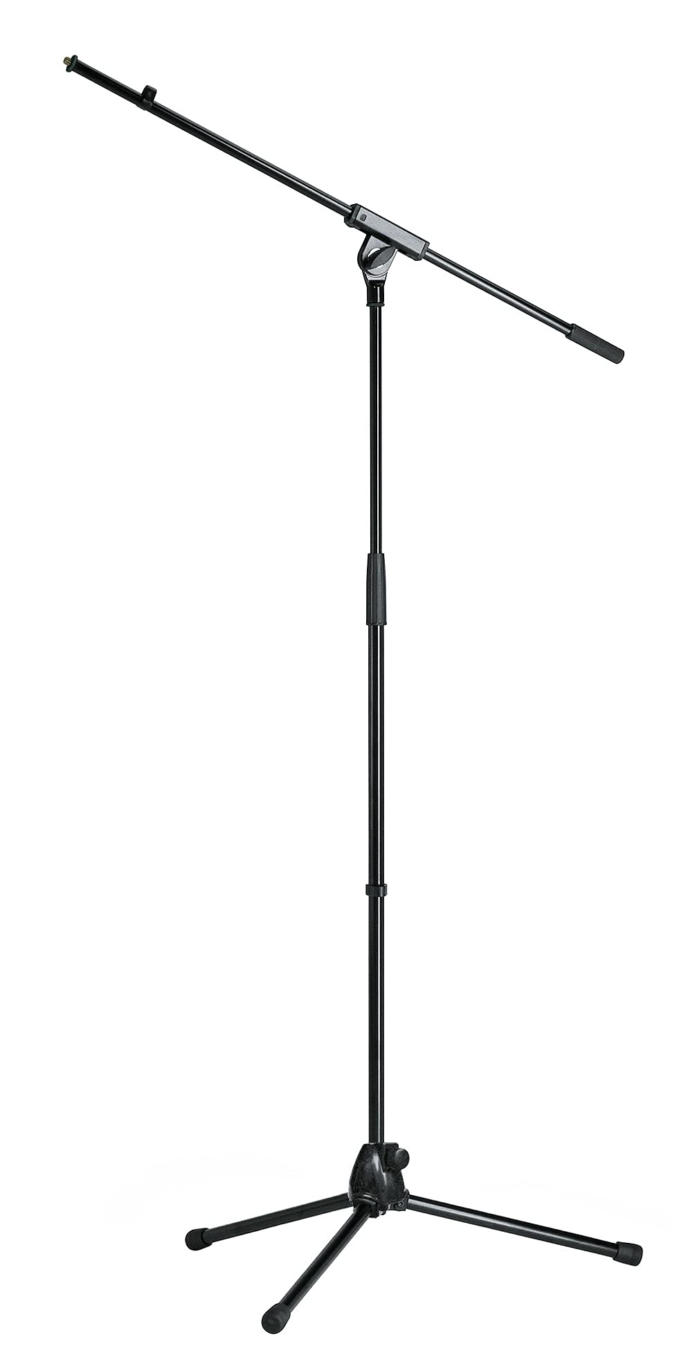 K&M 21070 Mikrofonstativ Schwarz Stahl, Solostativ, Schwenkarm, Zinndruckgusssockel - 90-160 cm - 3/