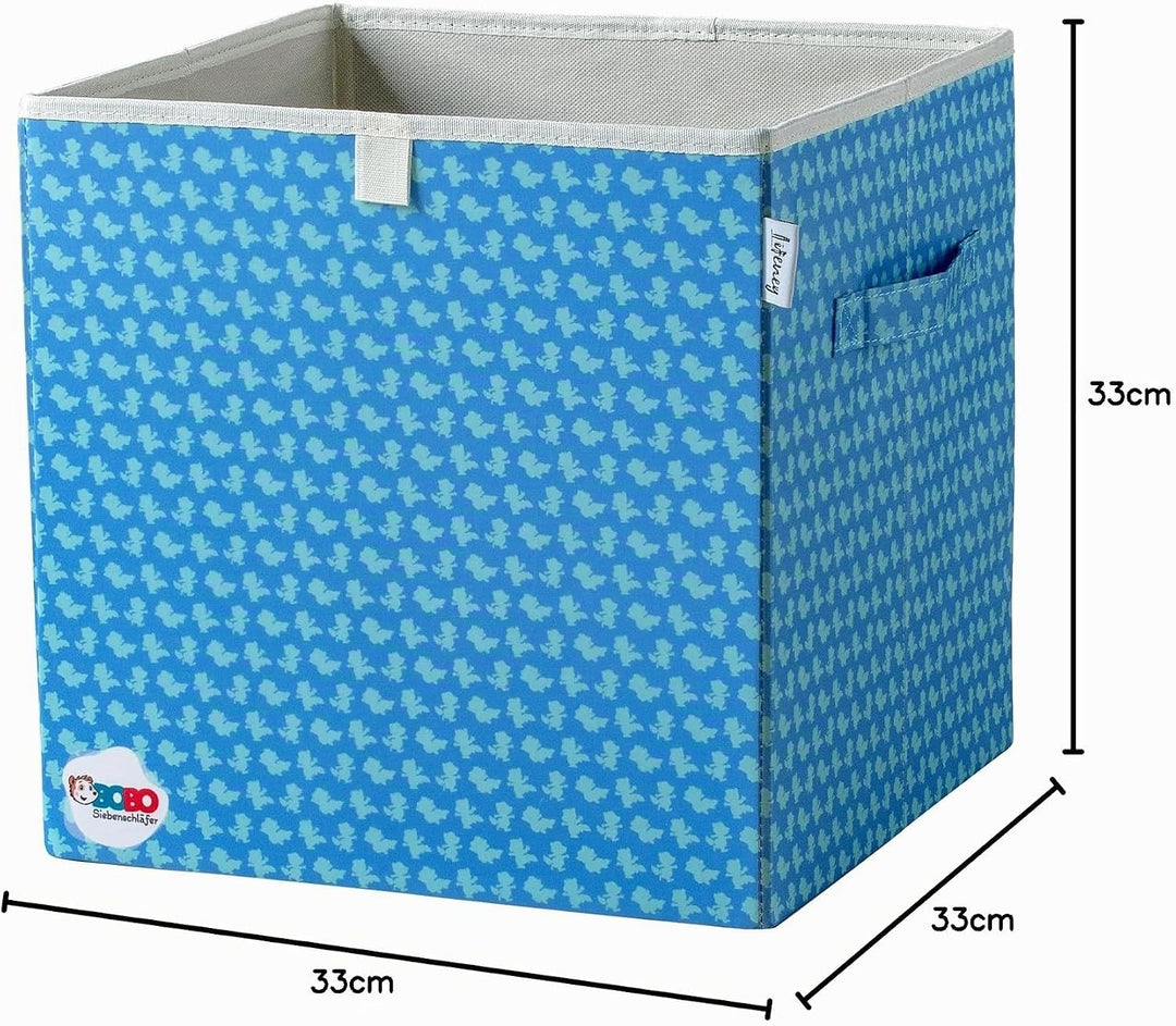 meets Bobo Siebenschläfer Aufbewahrungsbox mit Streuprint für Kinder – Box mit dem beliebten Siebens